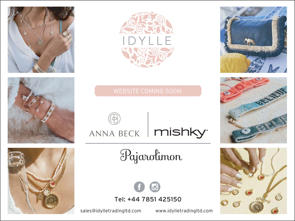 Idylle - Website Coming Soon featuring Anna Beck, Mishky, Pajarolimon - Tel: +44 7851 425150 Email: sales@idylletradingltd.com